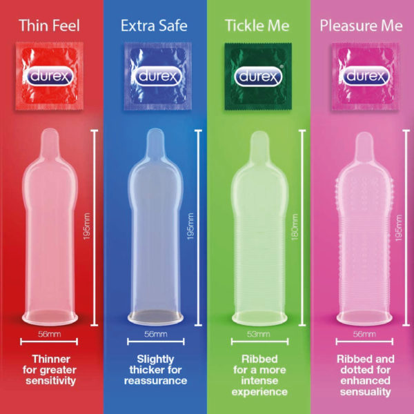 Durex Surprise Me Variety Condoms 40 Pack